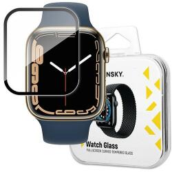 Wozinsky Watch Glass hibrid üveg Apple Watch 7/8-hoz 45 mm fekete