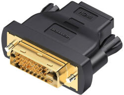 Vention DVI (24+1) Male to HDMI 1.4 Female Adapter Vention ECDB0 1080P 60Hz (black) (ECDB0) - mi-one