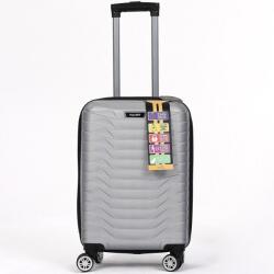 PAUSE PAUSE, Gurulós bőrönd texturált dizájnnal, Szürke (314PLN1105)
