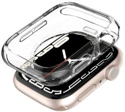 Spigen - Folyadékkristály - Apple Watch 4 / 5 / 6 / SE / SE 2 / 7 / 8 (40 mm / 41 mm) - kristálytiszta (KF237597)