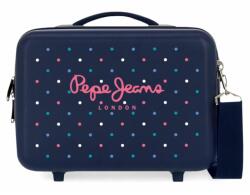 Joumma Bags - PEPE JEANS Molly, ABS utazó kozmetikai táska, 21x29x15cm, 9L, 6063921