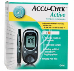  Roche ACCU CHEK ACTIVE KIT VÉRCUKORMÉRŐ szett