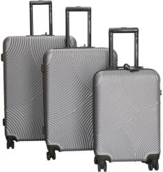 Enrico Benetti Louisville szürke 4 kerekű 3 részes bőrönd szett (39040012-03)