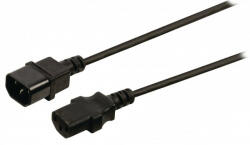Nedis Tápkábel hosszabbító C13 / C14 - 2 m - 3x 0.75 mm2 (CEGL10500BK20)
