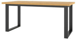  Asztal Austin K109 (Wotan tölgy + Fekete)