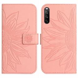 ART SUN FLOWER portofel cu curea Sony Xperia 10 IV 5G roz