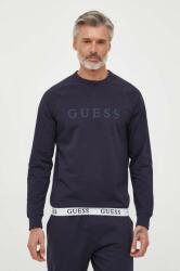 GUESS felső sötétkék, férfi, nyomott mintás - sötétkék M - answear - 25 990 Ft