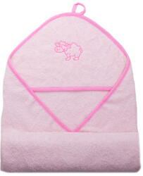  Stella fürdőlepedő hímzett 110×110 - rózsaszín bari