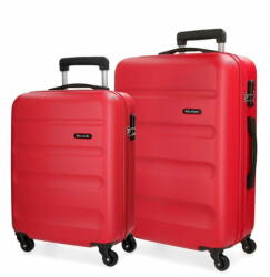  Jada Toys ABS utazótáska készlet ROLL ROAD FLEX Red, 55-65cm, 5849564