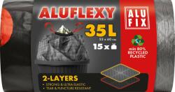 Alufix Szemeteszsák 35l 2 rétegű rugalmas flexibilis 15db Aluflexy Alufix (KHT253AFLEX)