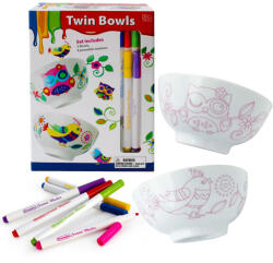 Champion Set de colorat boluri pentru mic dejun (set 2 boluri)
