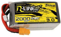 Tattu R-Line Version 3.0 2000mAh 14.8V 120C 4S1P XT60 akkumulátor - szalaialkatreszek