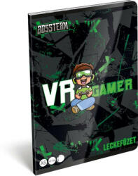 Lizzy Card Füzet Tűzött A/5 Lecke Fsc Bossteam Vr Gamer (20230)