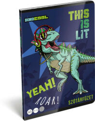 Lizzy Card Füzet Tűzött A/5 Szótár Fsc Dino Cool Dino Roar (20039)