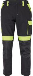 CERVA Munkanadrág MAX VIVO - Fekete / sárga | 66 (0352008564066)