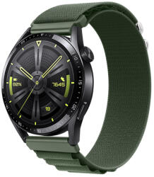 BSTRAP Nylon Loop szíj Huawei Watch 3 / 3 Pro, green (SSG037C0310)