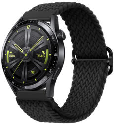 BSTRAP Elastic Nylon szíj Huawei Watch GT/GT2 46mm, black (SSG025C0112)