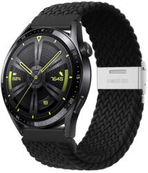 BSTRAP Elastic Nylon 2 szíj Huawei Watch 3 / 3 Pro, black (SSG027C0110)