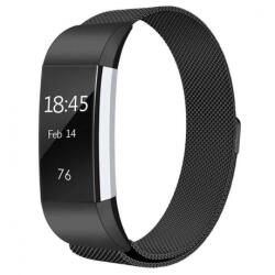 BSTRAP Milanese (Large) szíj Fitbit Charge 2, black (SFI001C01)