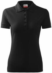 MALFINI Tricou polo pentru femei Reserve - Neagră | M (R230114)