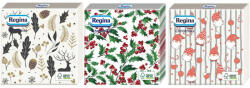 Regina Karácsonyi szalvéta 20 db-os 33x33 1 rétegű - többféle minta