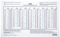  TB számfejtési naptár A. 3516-38/2026