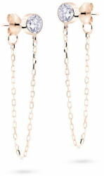 Cutie Jewellery Modern rózsaszín arany láncfülbevaló Z5025-20-10-X-4 - mall