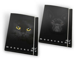 Pigna Gumis mappa Pigna Monocromo Black A/4 (02308593L)