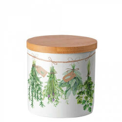 Ambiente Fresh Herbs porcelán konyhai tároló 10x10cm