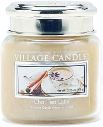 Village Candle Lumânare parfumată - Chai Tea Latte Timp de ardere: 25 de ore
