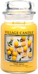 Village Candle Lumânare parfumată - Fresh Lemon Timp de ardere: 170 de ore