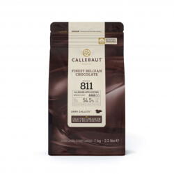 Callebaut 54, 5% -os étcsokoládé pasztilla (korong) 1 kg Callebaut 811