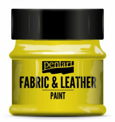 Pentacolor Pentart Textil- és bőrfesték 50 ml - sárga