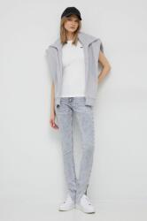 Calvin Klein Jeans farmer női, magas derekú - szürke 27/32 - answear - 31 990 Ft