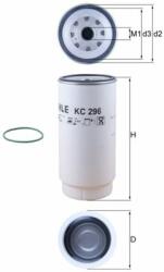 MAHLE filtru combustibil MAHLE KC 296D - centralcar