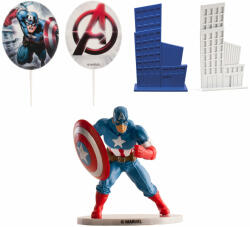 Dekora Set de decorațiuni pentru tort - Captain America