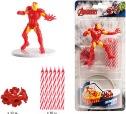 Dekora Figurină de tort și lumânare - Iron Man