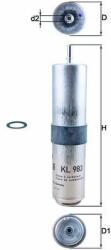 MAHLE Filtr Paliwa Bmw Mini - centralcar - 172,61 RON