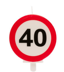 Dekora Свещ за рожден ден - 40