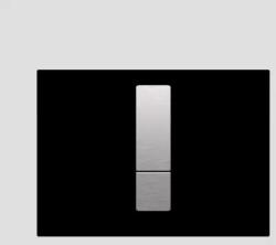 SANIT Nyomólap Bright üveg fekete (SANIT 16752C80000)