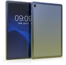 kwmobile Husa pentru tableta Samsung Galaxy Tab S6 Lite (2022), Kwmobile, Albastru/Galben, Silicon, 52242.04 (52242.04)