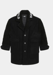 Karl Lagerfeld Kids Kabát Z16169 S Fekete Regular Fit (Z16169 S)