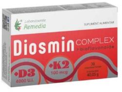Remedia Diosmin Complex +Bioflavonoide + D3 (4000 U. I. ) + K2 (100 mcg) - Remedia, 30 comprimate