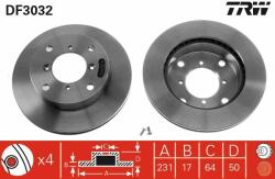 TRW Disc frana TRW DF3032 (DF3032) - automobilus