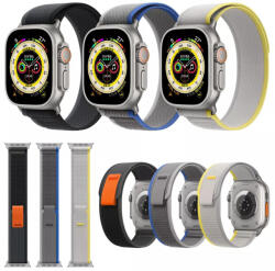 Fitbit Apple Watch 4/5/6/7/8/SE/Ultra (42/44/45/49mm) Nylon pótszíj
