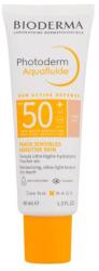 BIODERMA Photoderm Aquafluid Tinted SPF50+ fluid pentru piele nuantator cu protecție uv ridicată 40 ml nuanţă Light unisex