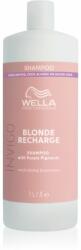 Wella Invigo Blonde Recharge sampon szőke hajra semlegesíti a sárgás tónusokat 1000 ml