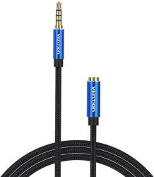 Vention Cable Audio TRRS 3.5mm Male to 3.5mm Female Vention BHCLI 3m Blue (BHCLI) - scom