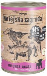 Wiejska Zagroda Junior hrană umedă fără cereale, mix carne 800 gr