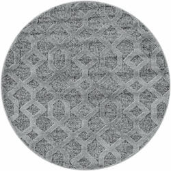 Pisa Geometrikus Kerek Szőnyeg - Szürke - 160x160 cm (PISA1601604702GREY)